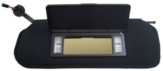 1997-2004 C5 Corvette Sunvisors - W/Lighted Mirrors