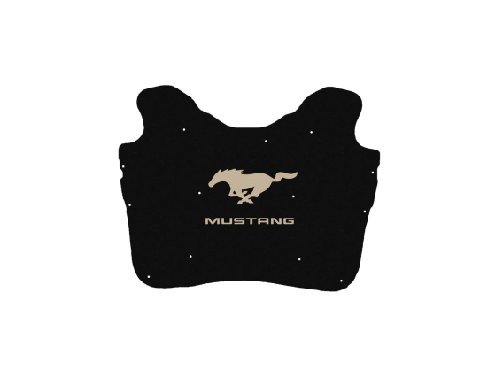 2005-2009 Mustang Ford Replacement Hood Liner w/Color Logo Emblem