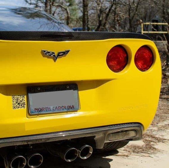 C6 Corvette Carbon Fiber Rear Spoiler