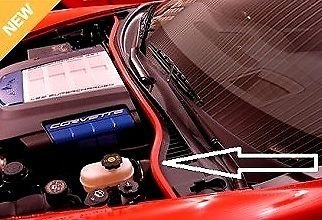 C6 2005-2007 Corvette Red Under Hood Weatherstripping