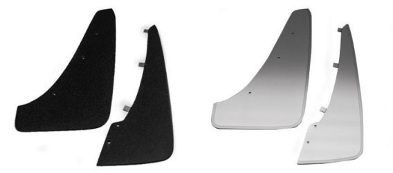 2008-2014 Dodge Challenger Stainless Steel Splash Guards