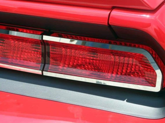 2008-2014 Dodge Challenger Stainless Tail Light Outer Trim Plate