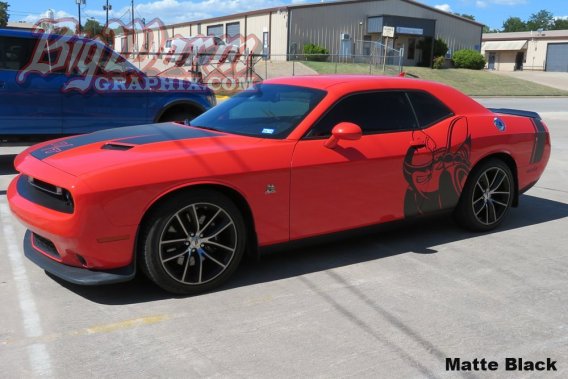 2008-2018 Dodge Challenger Super Bee Side Graphic Package