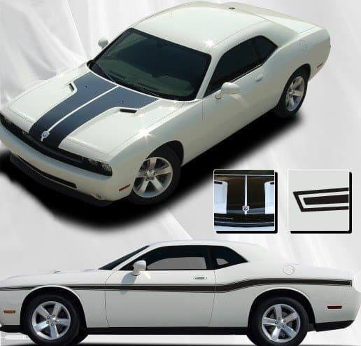 Dodge Challenger Hood / Beltline Stripe Kit