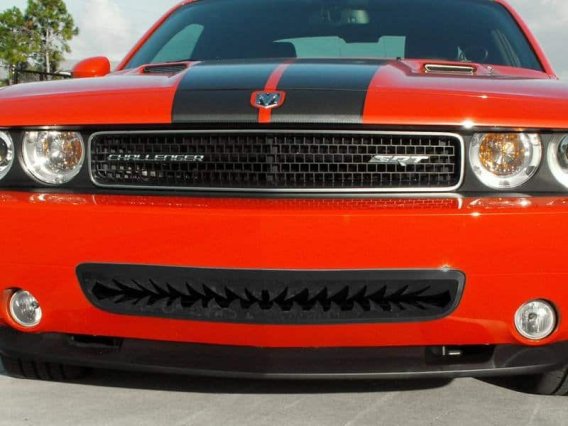 2011-2014 Dodge Challenger Powder Coated Shark Tooth Grille