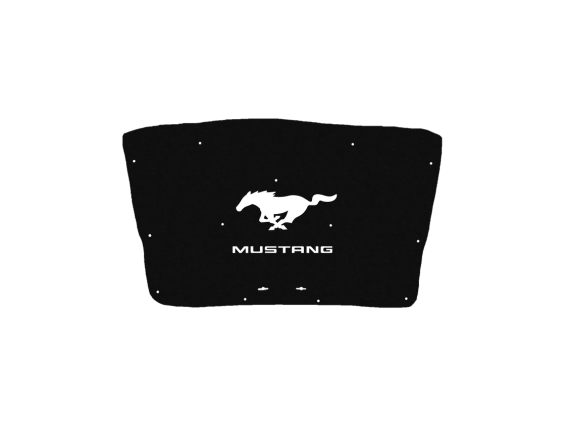 2010-2014 Mustang Ford Replacement Hood Liner w/Color Logo Emblem
