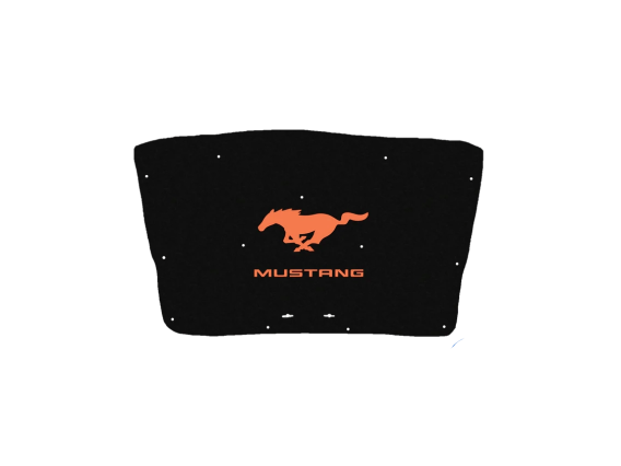 2010-2014 Mustang Ford Replacement Hood Liner w/Color Logo Emblem