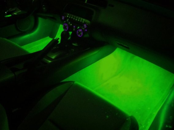 2010-2015 Camaro Interior Footwell LED Lighting With Dome Light Kit