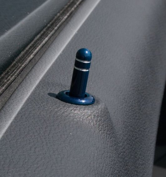 2012-2014 Dodge Challenger Billet Interior Door Lock Bezels and Pins