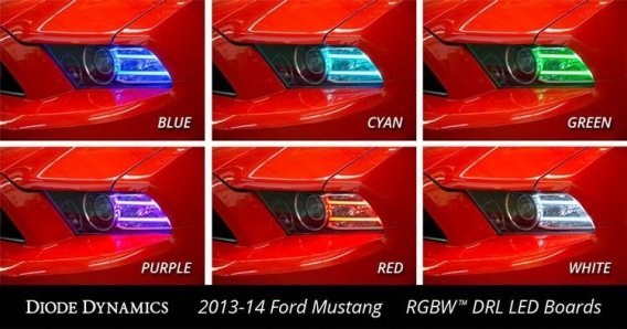 2013-2014 Mustang Multicolor DRL LED Boards