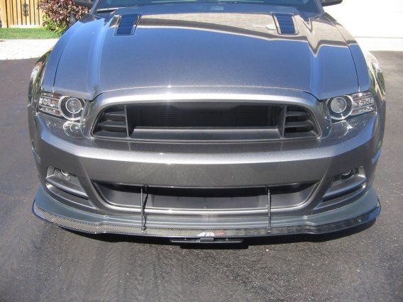 APR Performance Carbon Fiber Wind Splitter With Rods fits 2013-2014 Mustang California Special
