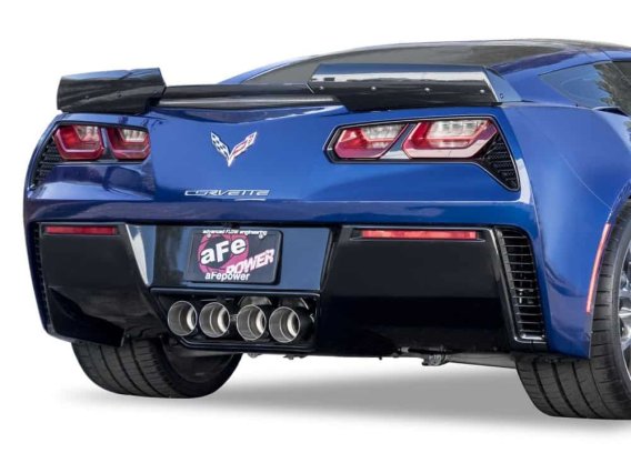 2015-2019 C7 Corvette Z06 aFe Power MACH Force-Xp With Axle-Back Stainless Tips No AFM Valves