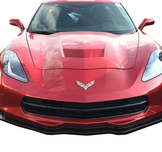 2014-2019 C7 Corvette Molded Plastic Hydro Carbon Grille Overlay