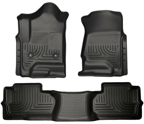 2014-2018 Silverado 1500 2500 3500 Husky 98241 Front 2nd Seat Floor Liners