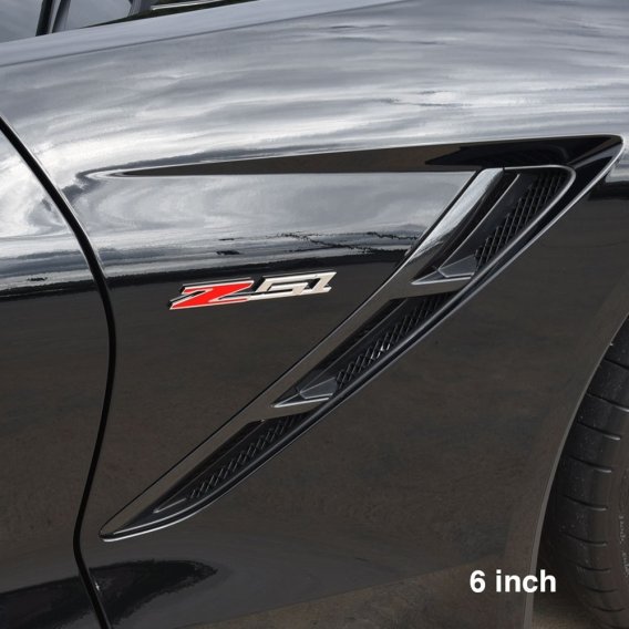 2014-2019 C7 Corvette Billet Aluminum Chrome Plated Z51 Emblem