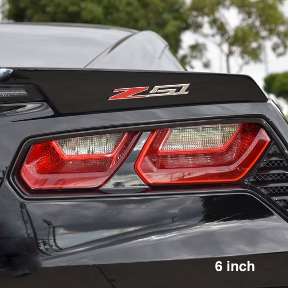 2014-2019 C7 Corvette Billet Aluminum Chrome Plated Z51 Emblem