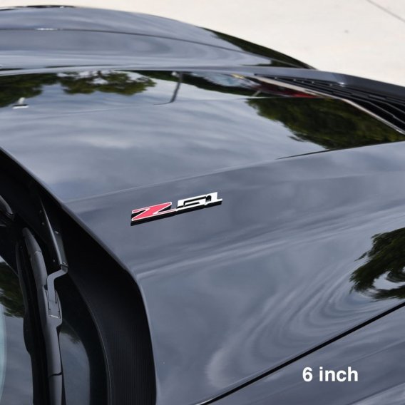 2014-2019 C7 Corvette Billet Aluminum Chrome Plated Z51 Emblem