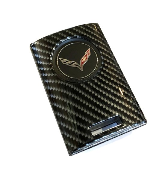 2014-2019 C7 Corvette Carbon Fiber Look Key Fob Cover