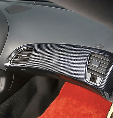 2014-2019 Corvette C7 Carbon Fiber Passenger Side Dash Panel Cover Overlay