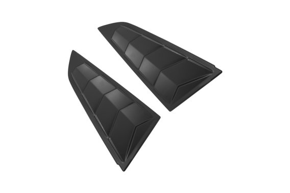 2014-2019 C7 Corvette EOS Track Package Side Quarter Window Louver Shade Cover Pair