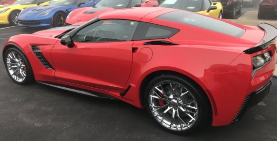 2014-2019 C7 Corvette Grand Sport/Z06 3/4 Length Style Side Skirts