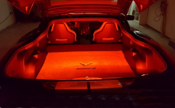 2014-2019 C7 Corvette LED Trunk Compartment Hatch Strips Lighting