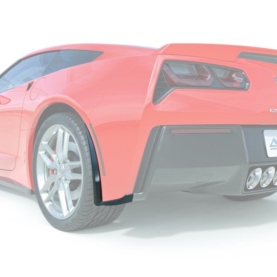 2014-2019 C7 Corvette XL Rear Rock Splash Guards 