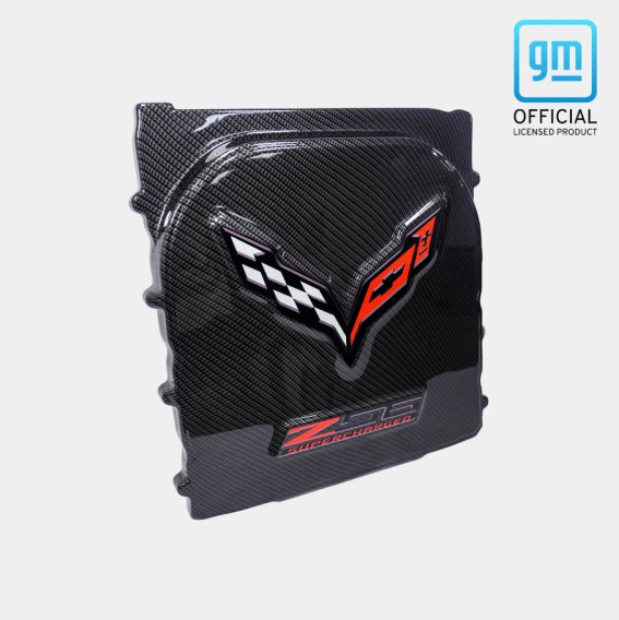 2014-2019 C7 Corvette Z06 Hydro Carbon Fiber Super Charger Cover