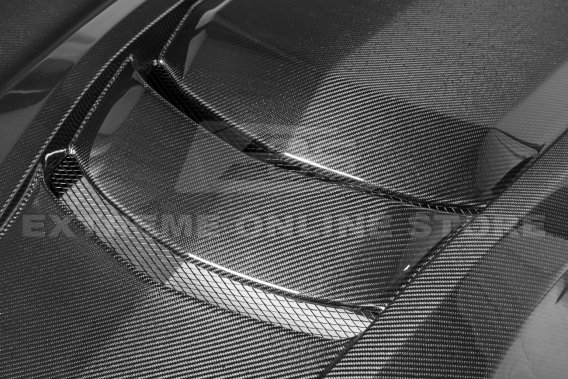 2014-2019 C7 Corvette ZR1 Carbon Fiber Cowl Vented Extractor Hood