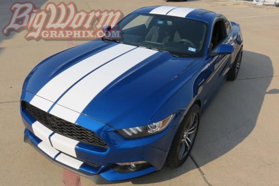 2015-2017 Mustang Wide Twin Full Length Stripes Kit