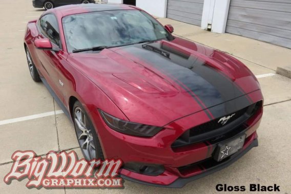 2015-2017 Mustang Wide Supersnake Style Full-Length Stripe