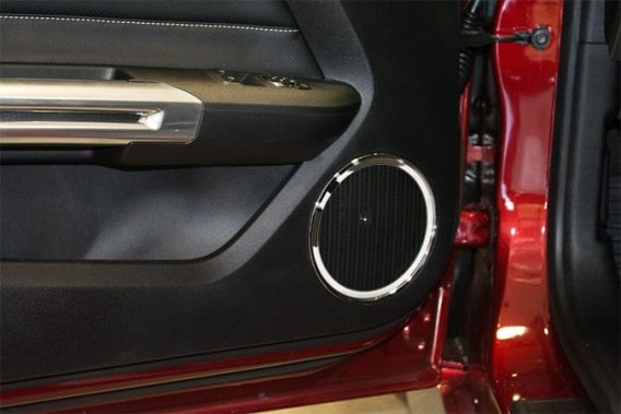 2015-2018 Ford Mustang Door Speaker Trim Rings Pair