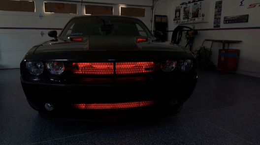 2015-2019 Dodge Challenger Custom LED Service Optional RGB Grill Lighting Kit for Challenger