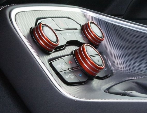 2015-2023 Dodge Challenger Billet Interior Knob Kit (Knob Covers)