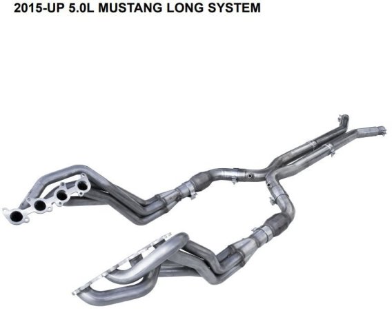 2015-2019 Mustang GT American Racing Headers Long Exhaust System