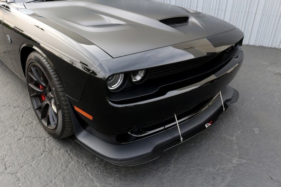 APR Performance Carbon Fiber Wind Splitter With Rods fits 2015-up Dodge Challenger Hellcat