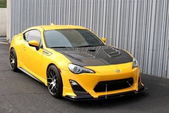 APR Performance Carbon Fiber Wind Splitter With Rods fits 2015-up Scion FR-S TRD/Series 1.0
