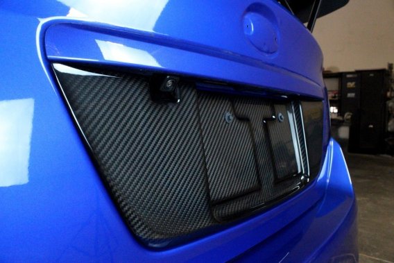 APR Performance Carbon Fiber License Plate Frame fits 2015-up Subaru WRX/STI Sedan