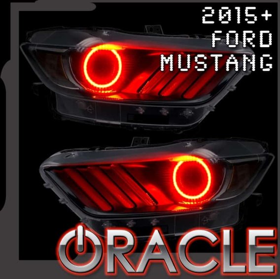 2015-2017 Ford Mustang HALO LED Headlight Rings