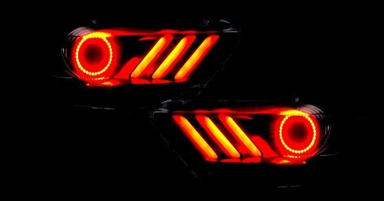 2015-2017 Ford Mustang LED Headlight Concept HALO Kit 