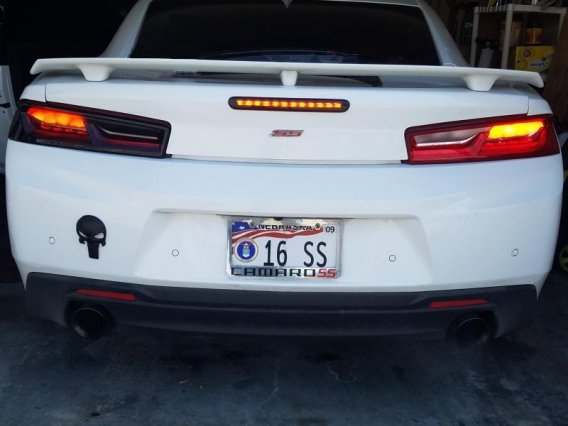 2016-2018 Camaro Molded Taillight Blackout Lens One On One Off