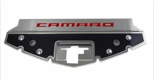 2016-2023 6th Generation Camaro Carbon Fiber Front Header Plate w/Inlay