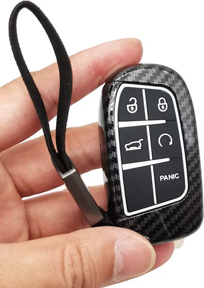 2016-2020 Dodge Challenger Carbon Fiber Key Fob Cover