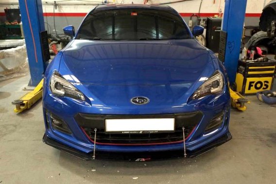 APR Performance Carbon Fiber Wind Splitter With Rods fits 2017-up Subaru BRZ