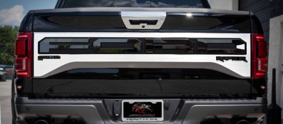 2017 Ford Raptor Tailgate Plate Stainless Steel 