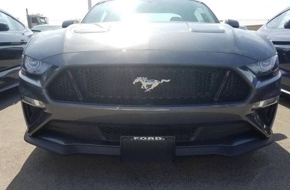 2018-2019 Ford Mustang with Performance Pack STO-N-SHO Removable License Plate Bracket
