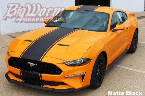 2018 Mustang Wide Supersnake Style Full-Length Stripe