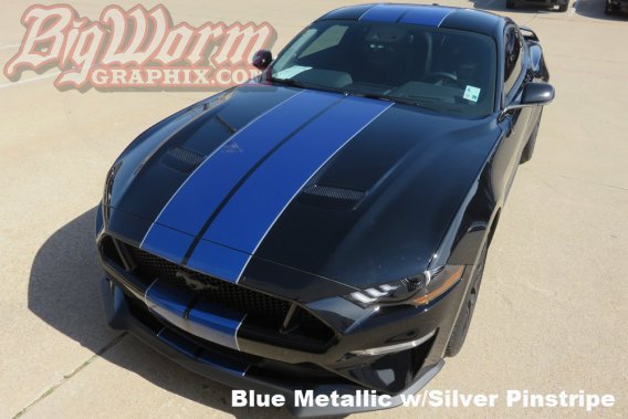 2018 Mustang Wide Twin Full Length Stripes Kit