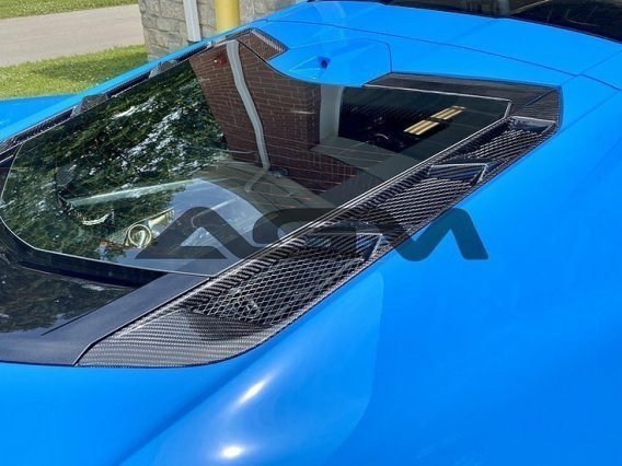 2020-2024 Corvette C8 AGM Carbon Fiber Engine Hatch Vents