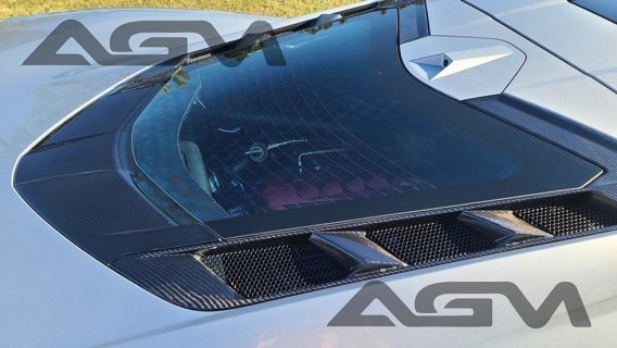 2020-2025 Corvette C8 AGM Carbon Fiber Lower Window Trim